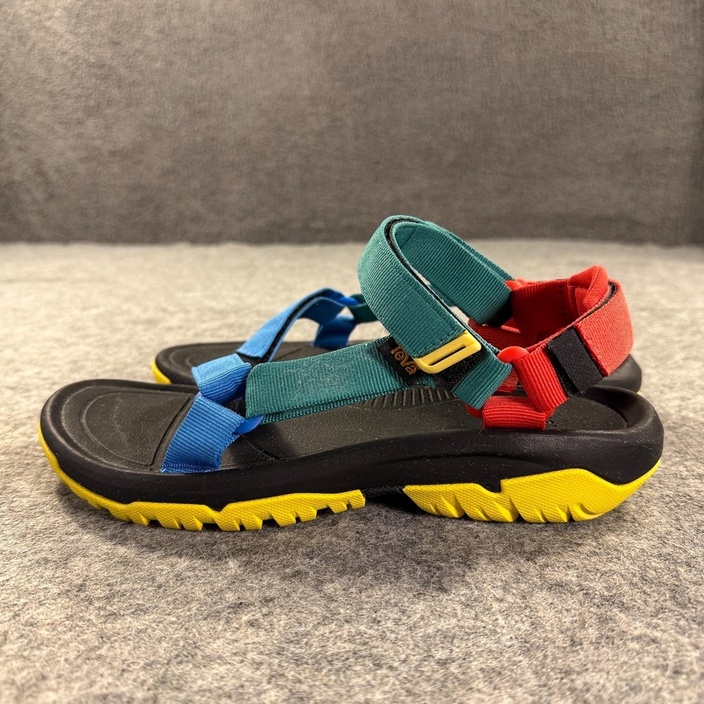 Teva Sandal‎ Shoes Womens Size 7 Black Yellow Colorblock Hiking Sport 1019234 - Picture 5 of 10